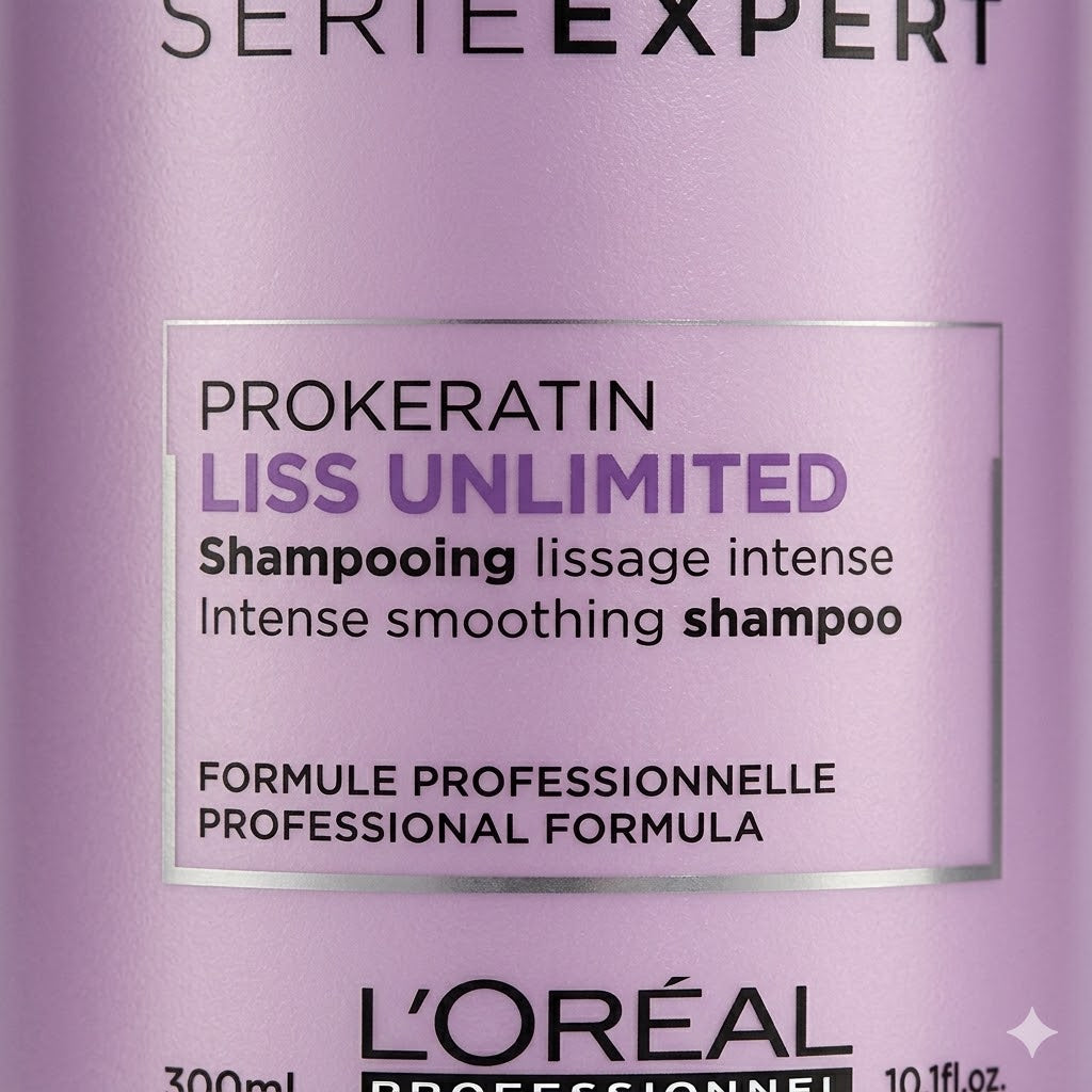 Shampoo L'Oréal Liss Unlimited Prokeratin – Alisado y Anti-Frizz 300 ml