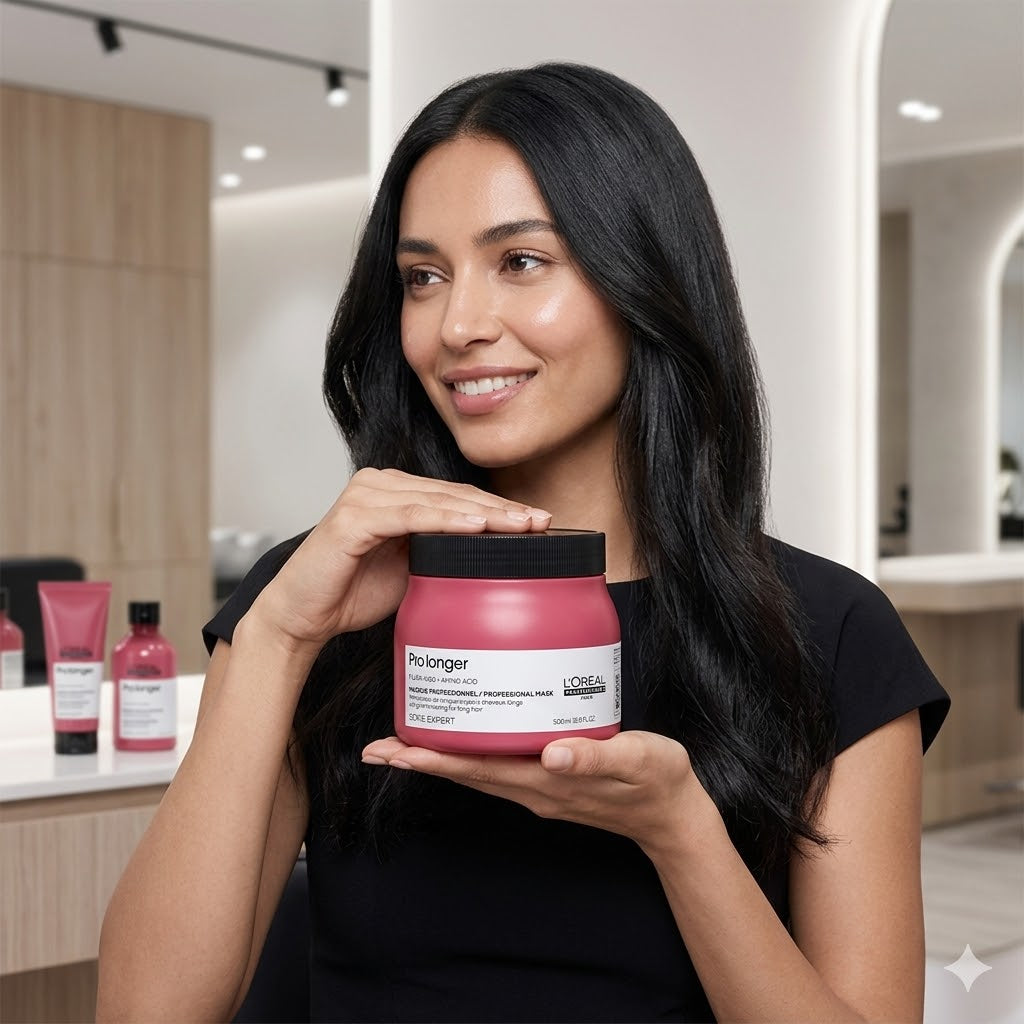 Mascarilla L'Oréal Pro Longer – Renueva Puntas y Densidad 500 ml