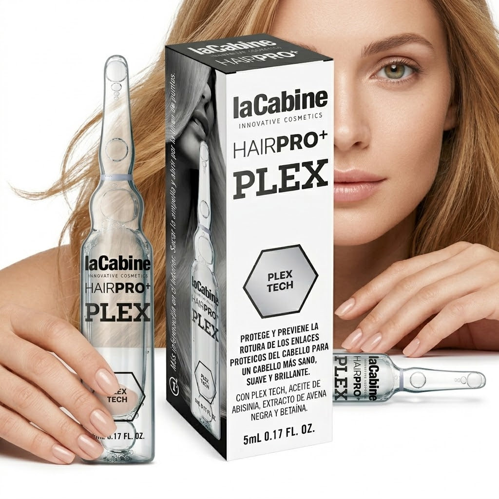 Ampolleta La Cabine Plex 5 ml – Reparador Cabello Quebradizo Tratado Químicamente