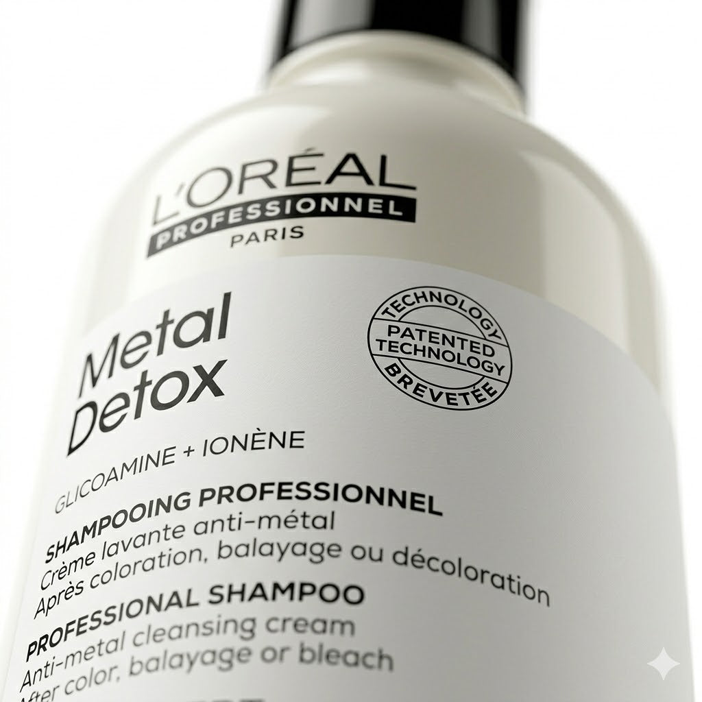 Shampoo L'Oréal Serie Expert Metal Detox – Anti-Metales para Cabello Teñido 300 ml