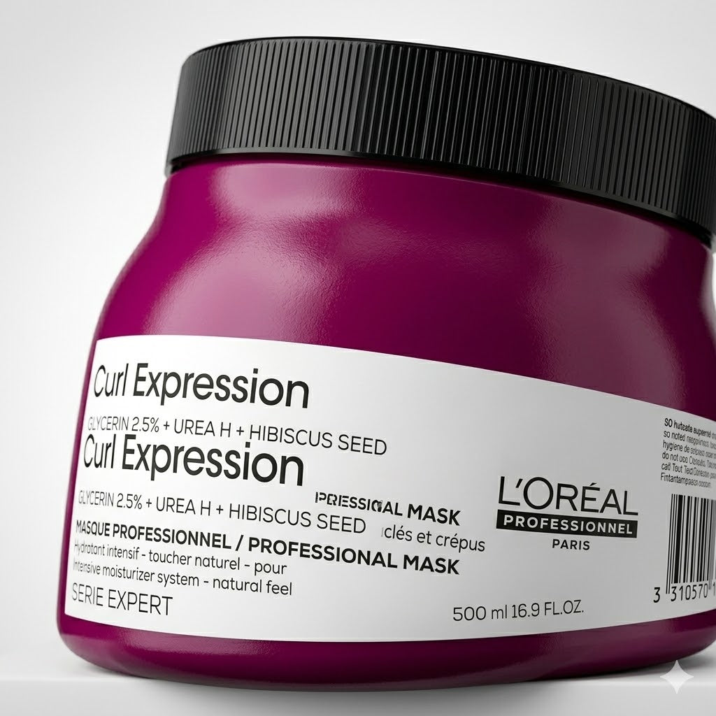 Mascarilla L'Oréal Curl Expression – Hidratación Profunda para Rizos 500 ml