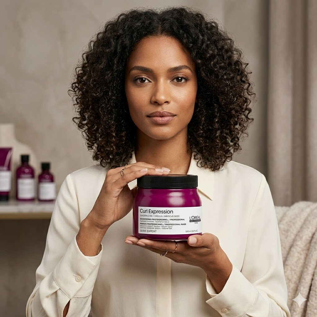 Mascarilla L'Oréal Curl Expression – Hidratación Profunda para Rizos 500 ml