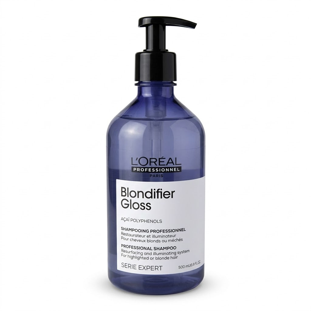 Shampoo L'Oréal Blondifier Gloss – Iluminador para Cabello Rubio 500 ml