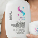 ALFAPARF SEMI DI LINO DIAMOND ILLUMINATING DUO - SHAMPOO & MASK