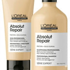 Duo L'Oréal Absolut Repair Protein + Gold Quinoa – Shampoo y Acondicionador Reparador