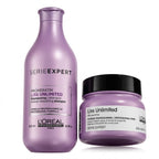Duo L'Oréal Liss Unlimited Prokeratin – Shampoo y Mascarilla Alisado Anti-Frizz