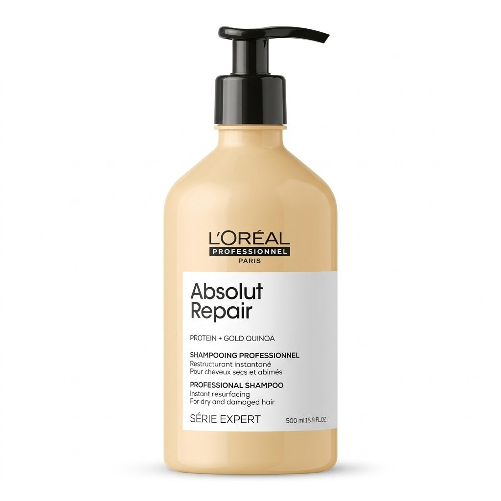 Shampoo L'Oréal Absolut Repair – Reparación Cabello Dañado 500 ml